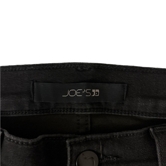Joe’s Jeans High Rise Cropped Ankle Skinny Jeans Black Women’s Size 29 - Picture 6 of 8